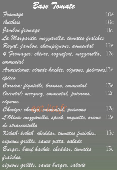 L'oliva — carte page 1