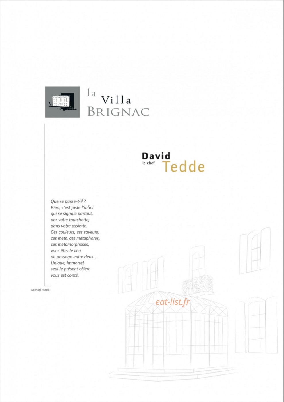 La Villa Brignac — carte page 1
