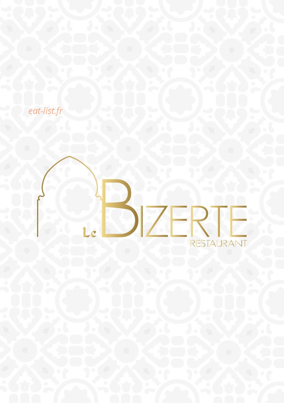 Le Bizerte — carte page 1