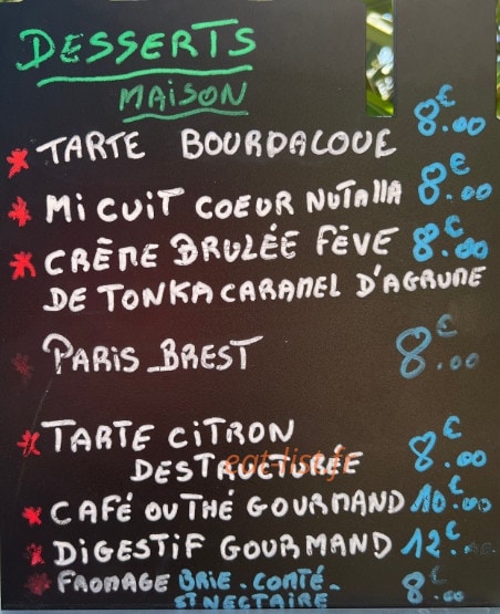 O Lounge — carte page 2