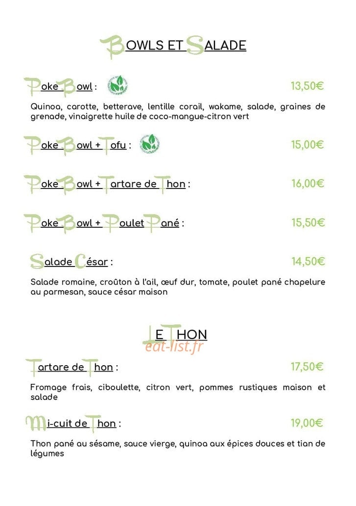 Olea — carte page 2