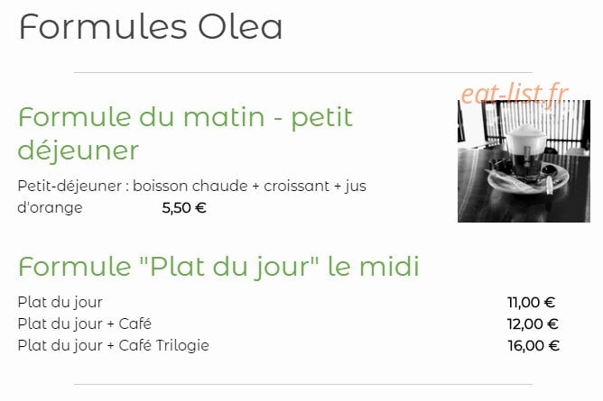 Olea — carte page 1