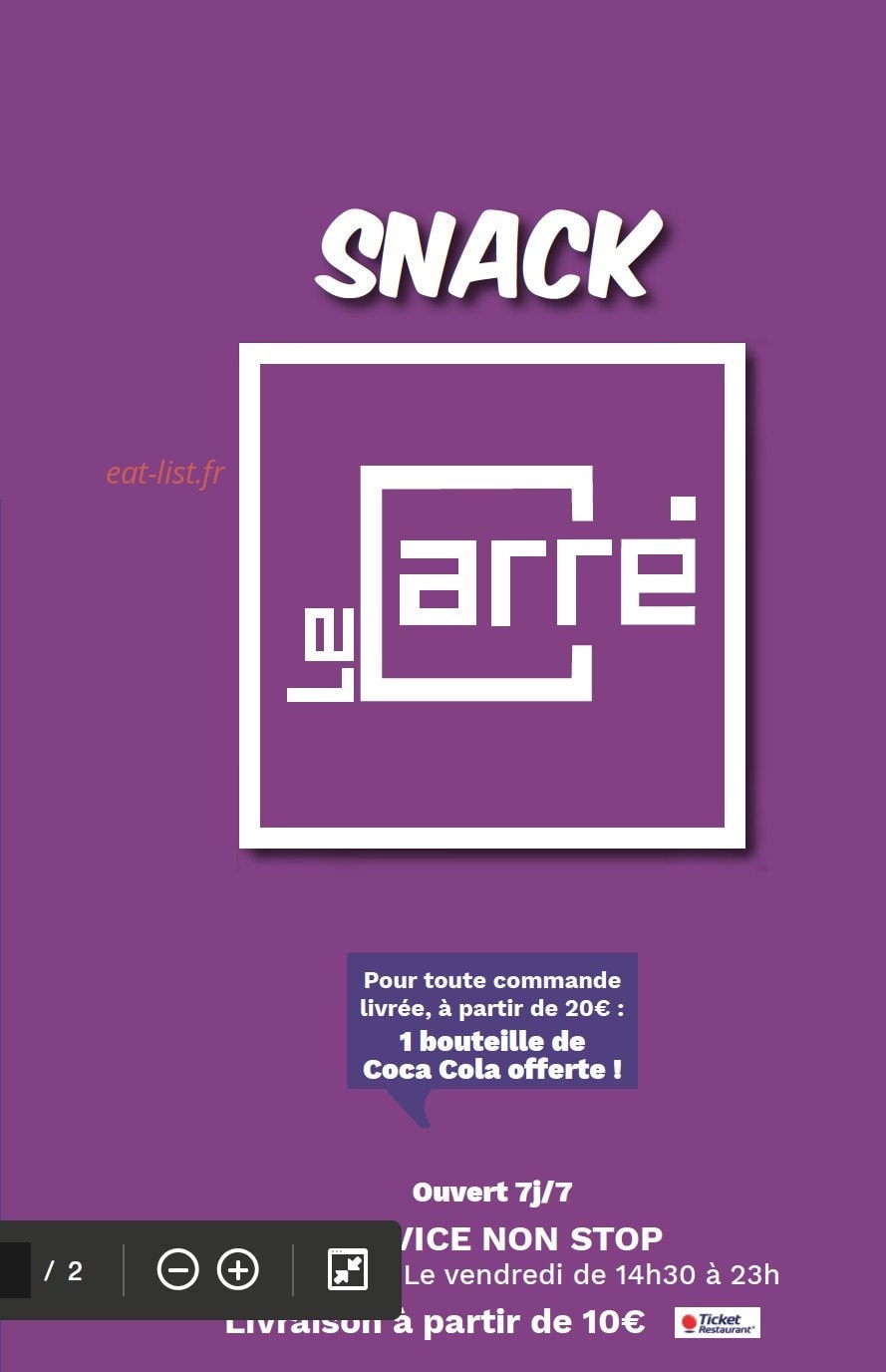 Le Carré — carte page 1