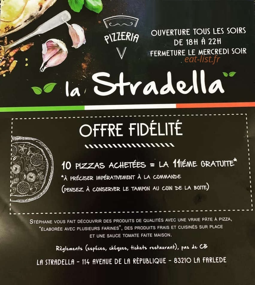 La stradella — carte page 1