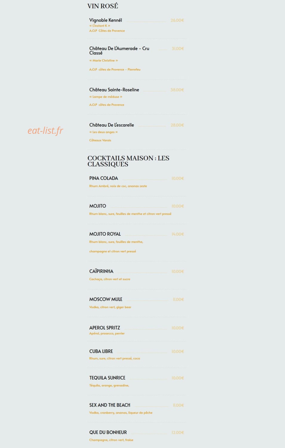 Le Factory — carte page 10