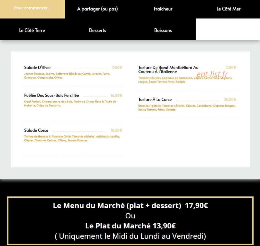 Le Factory — carte page 1