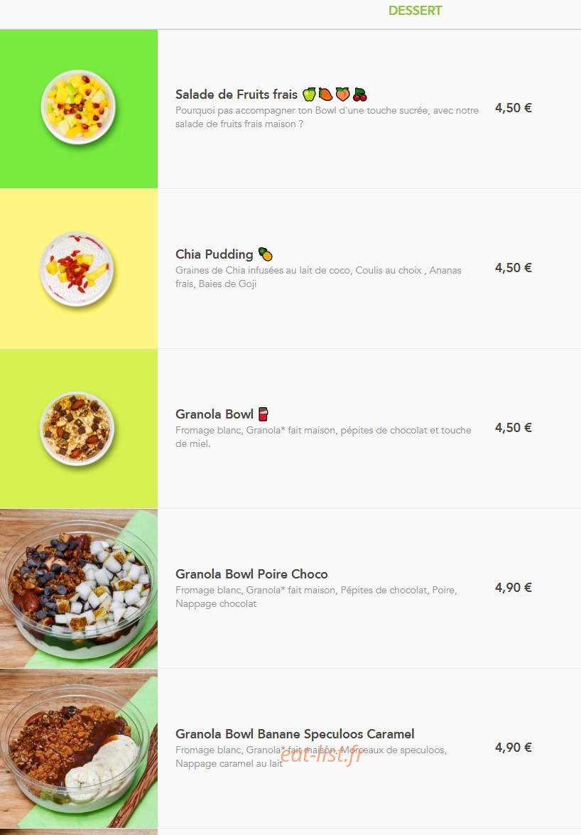 Break'in Bowl — carte page 10