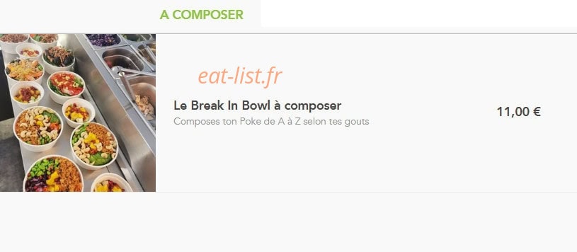 Break'in Bowl — carte page 2