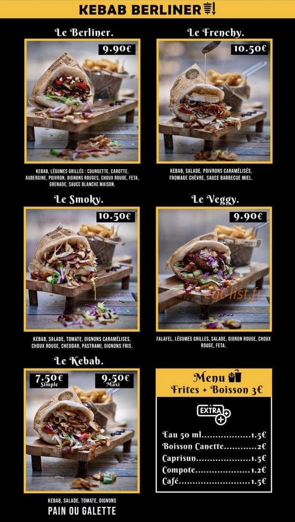 Family'z Kitchen — carte page 2