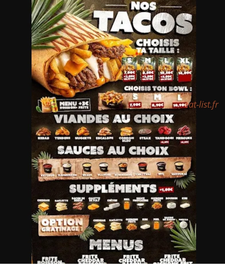 Family'z Kitchen — carte page 2