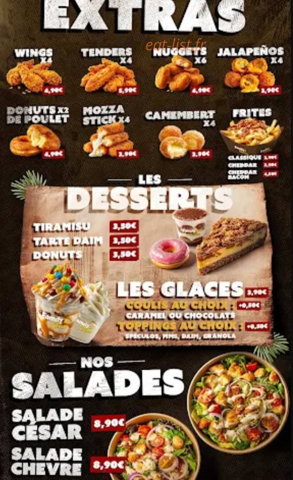 Family'z Kitchen — carte page 3