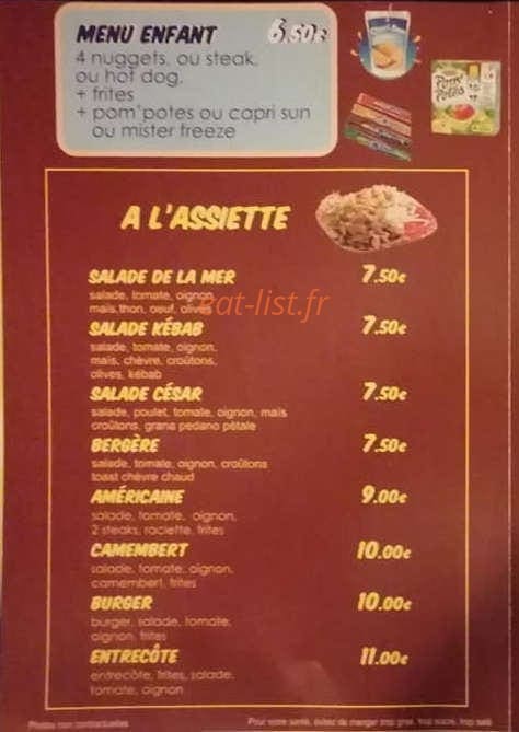 Snack de l'Enclos — carte page 5