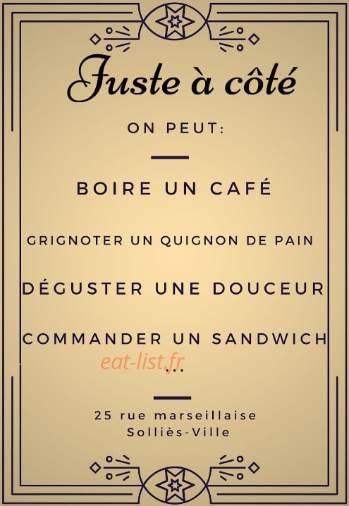 Juste à côté — carte page 1