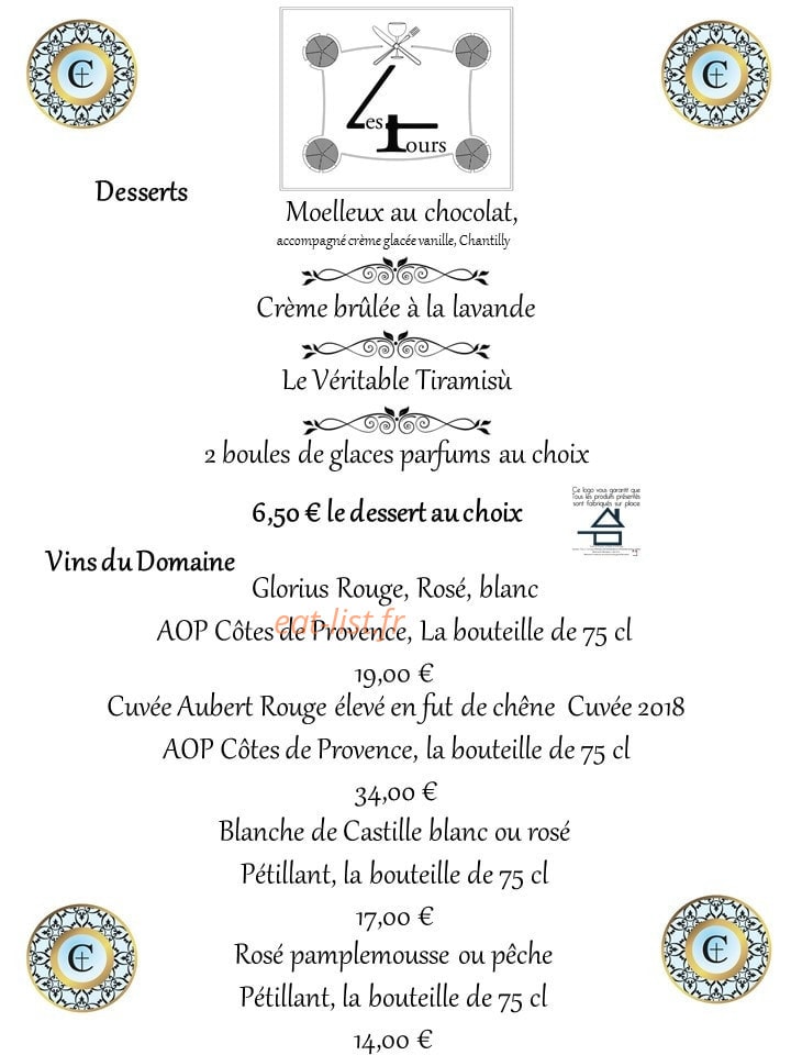 Les 4 Tours — carte page 2