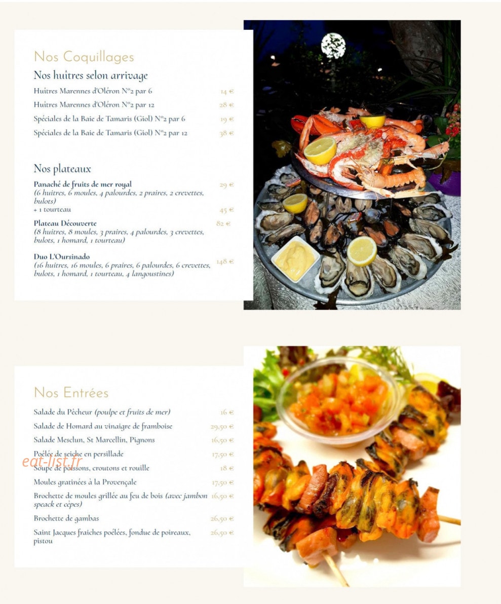 L'Oursinado — carte page 2
