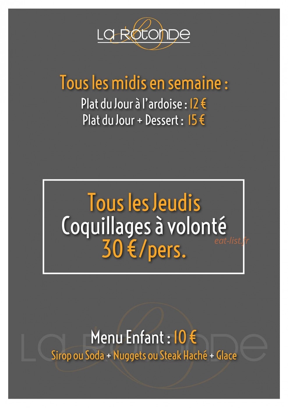 La Rotonde — carte page 1