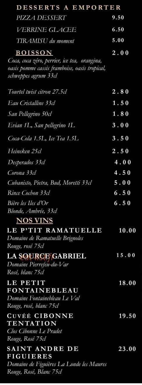 Le Petit Bew — carte page 5