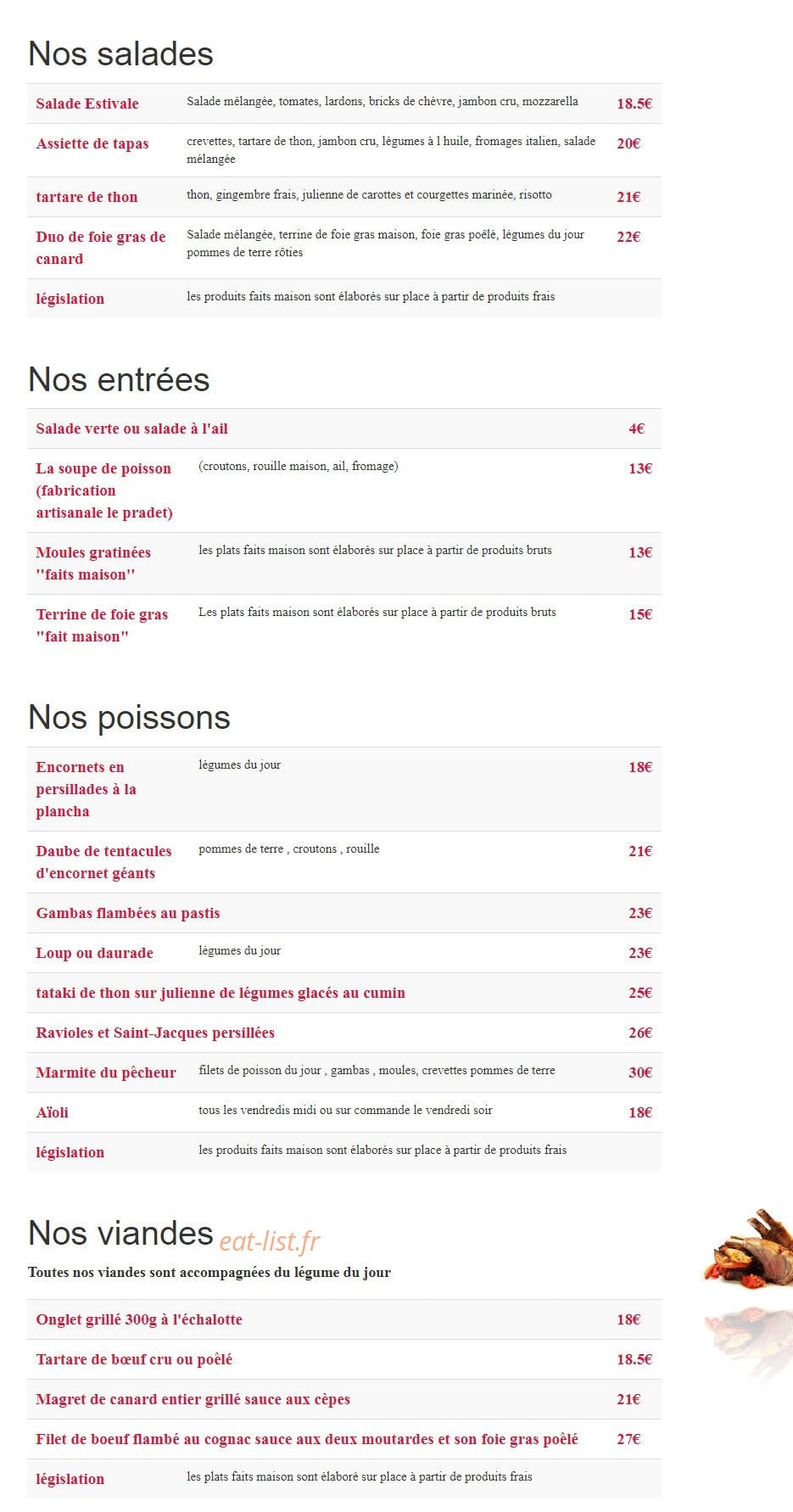 Le Samana — carte page 1