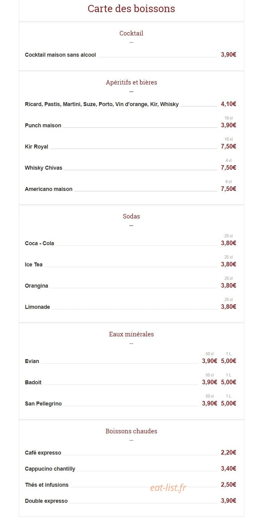 Plein Sud — carte page 4