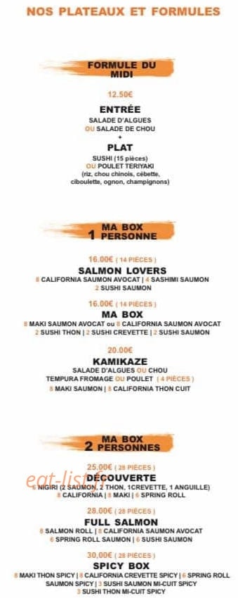 Sushi-ma — carte page 4