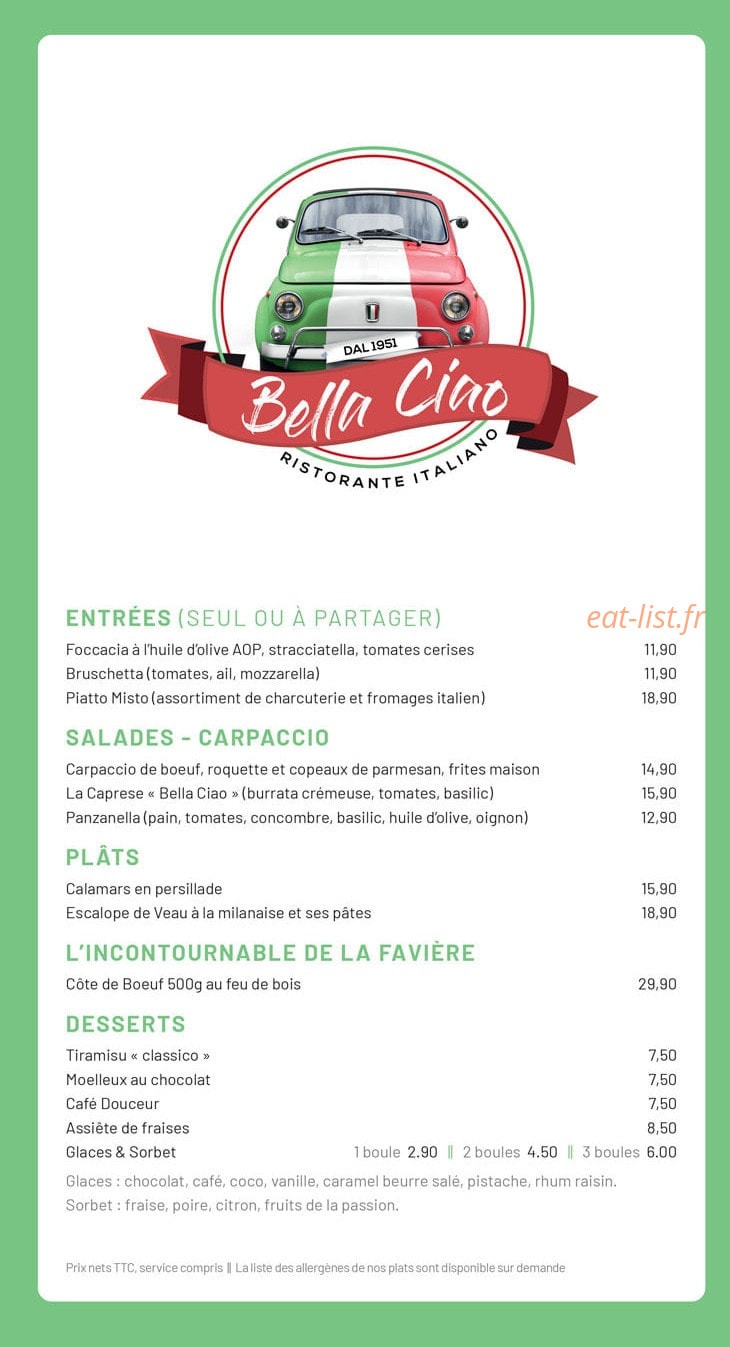 Bella Ciao — carte page 2