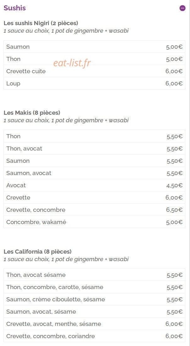 Bô a emporter — carte page 4