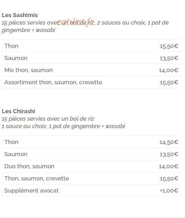 Bô a emporter — carte page 5