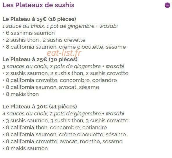 Bô a emporter — carte page 8