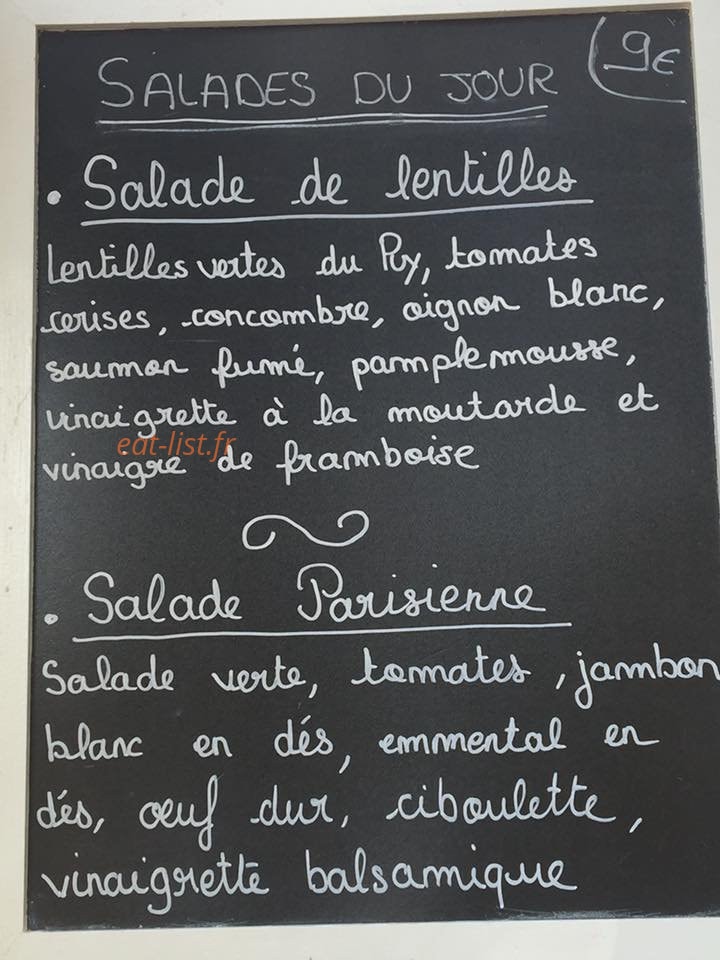 Café de Léoube — carte page 1