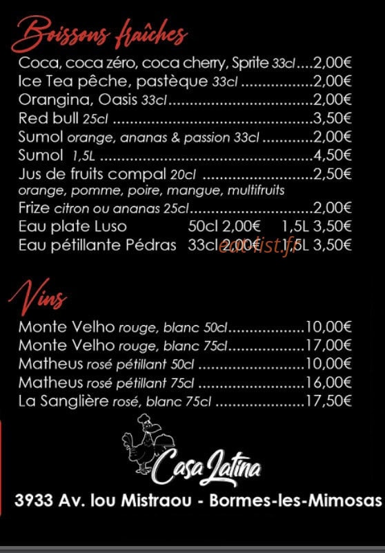 Casa Latina — carte page 4