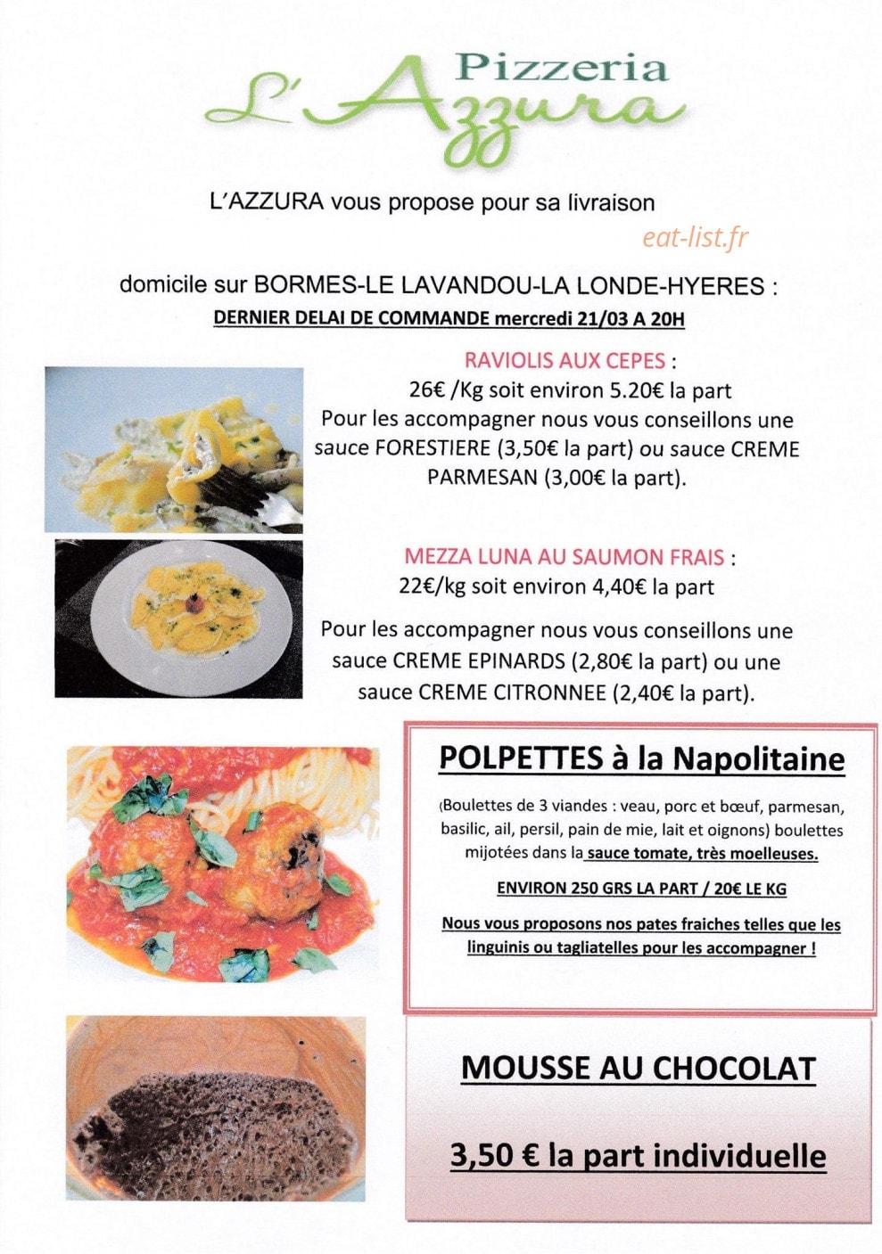 L'azzura — carte page 1