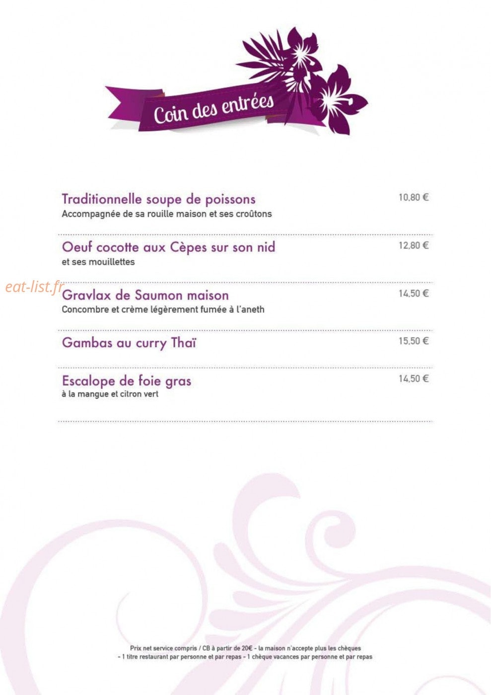 Le Borméo — carte page 1