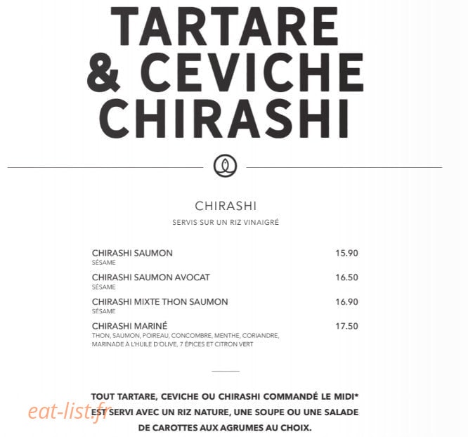 Le Marrakech — carte page 30