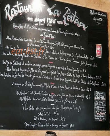 Le Petit Café de la Cueva — carte page 1