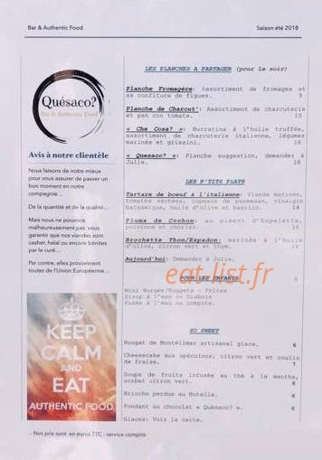 Le Quésaco? — carte page 2