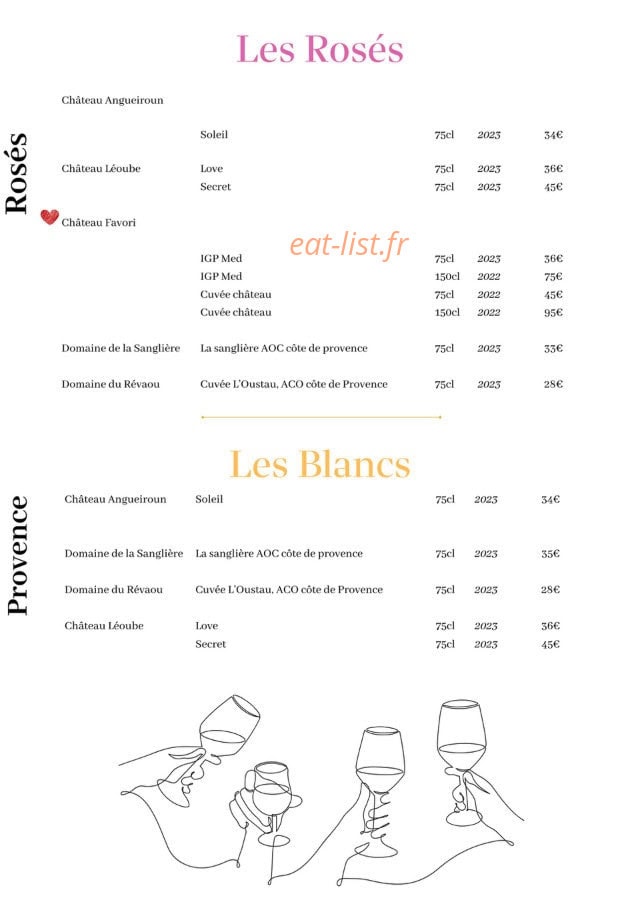 Mimosas sur le Toit — carte page 11