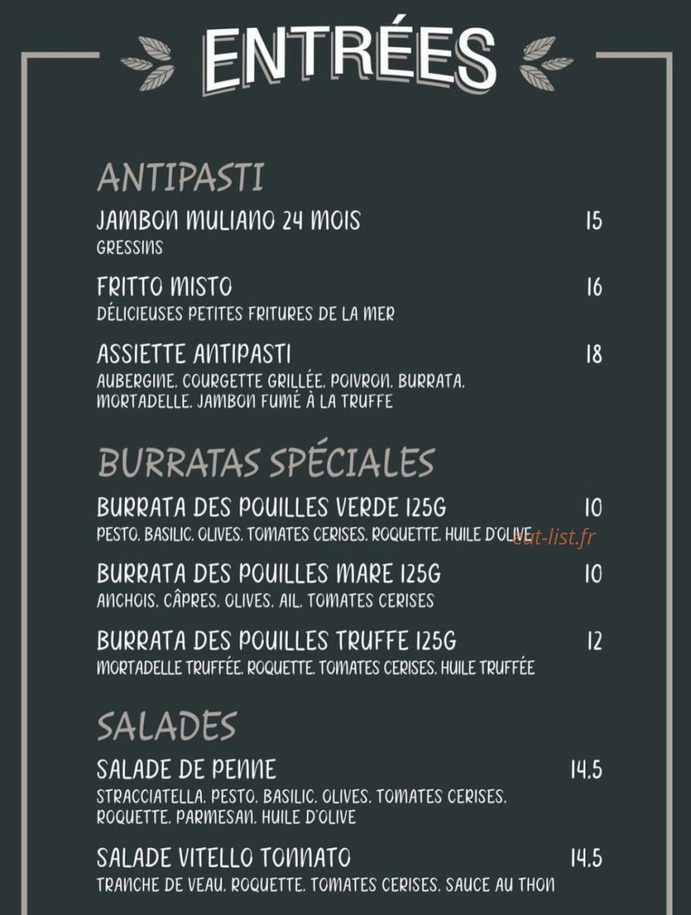Chez Toto — carte page 2