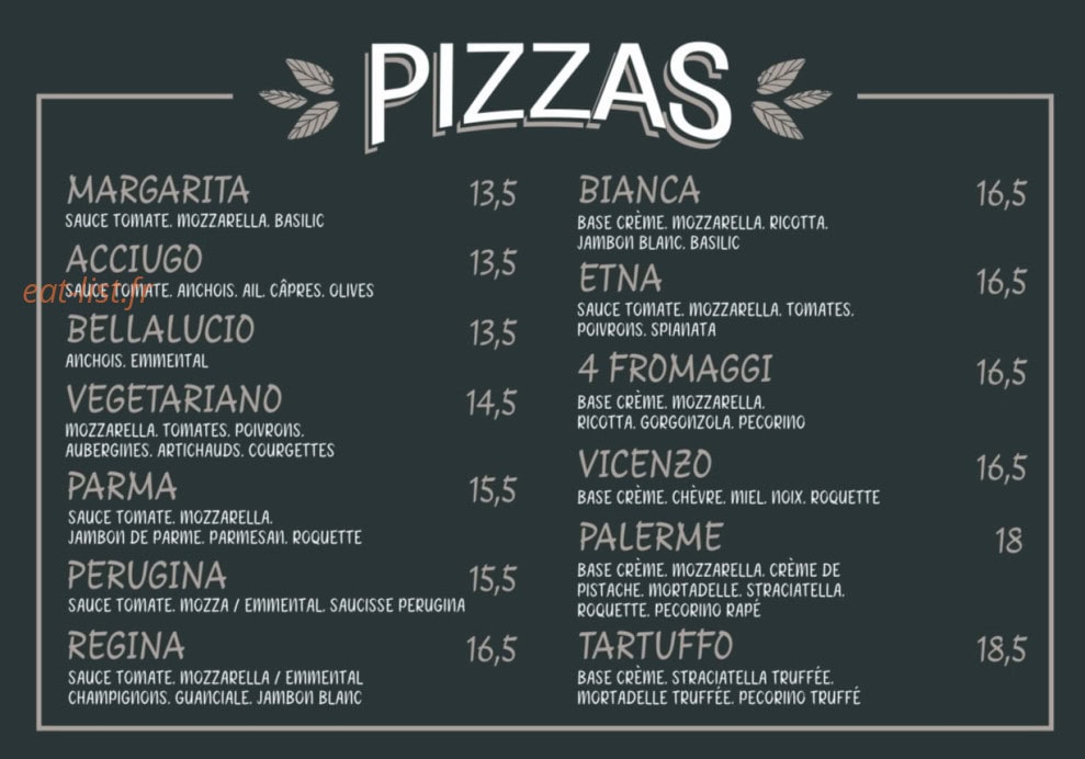 Chez Toto — carte page 1