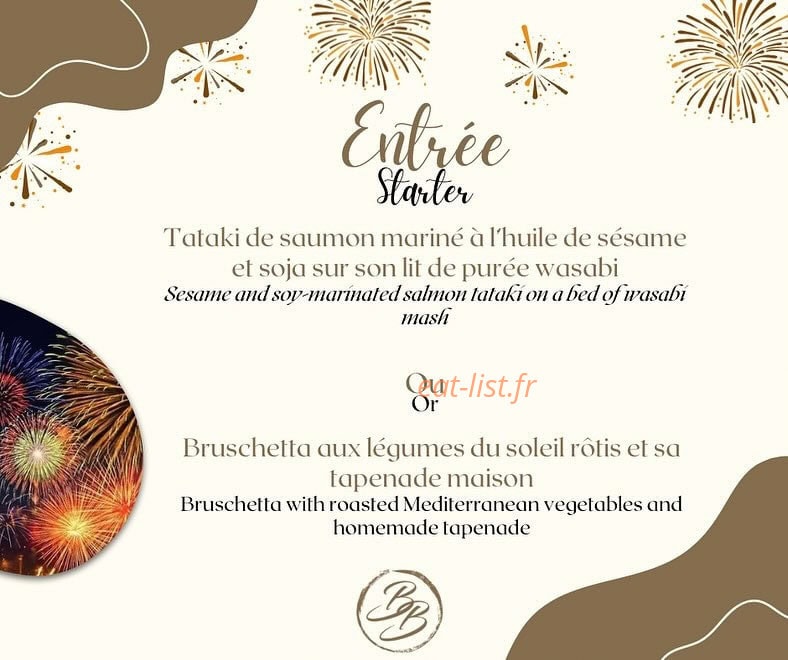 Le Bistrot Bouche — carte page 1