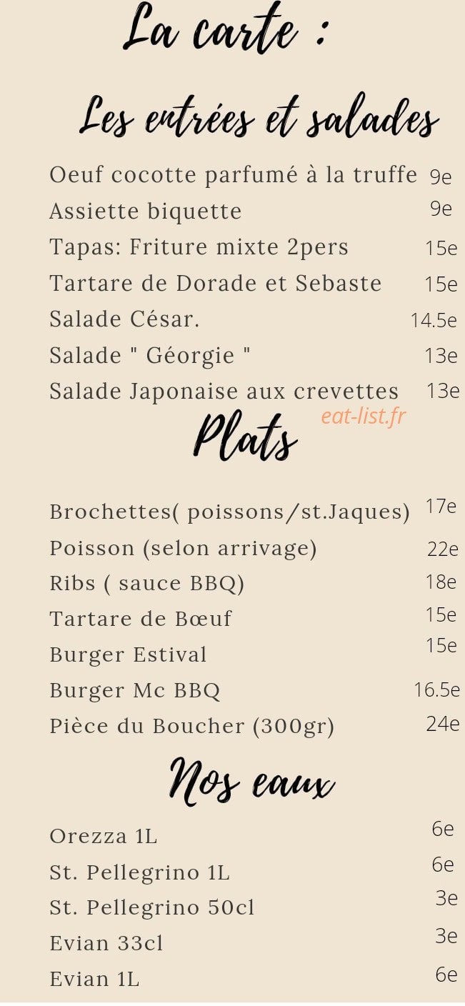 Le Pin Parasol — carte page 1