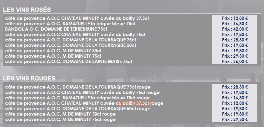 Le Pizzaiole — carte page 4
