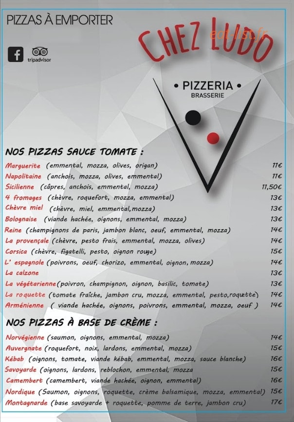 Chez Ludo — carte page 1