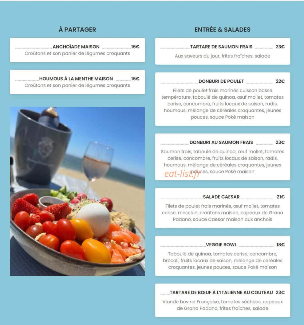 Côté Plage — carte page 2