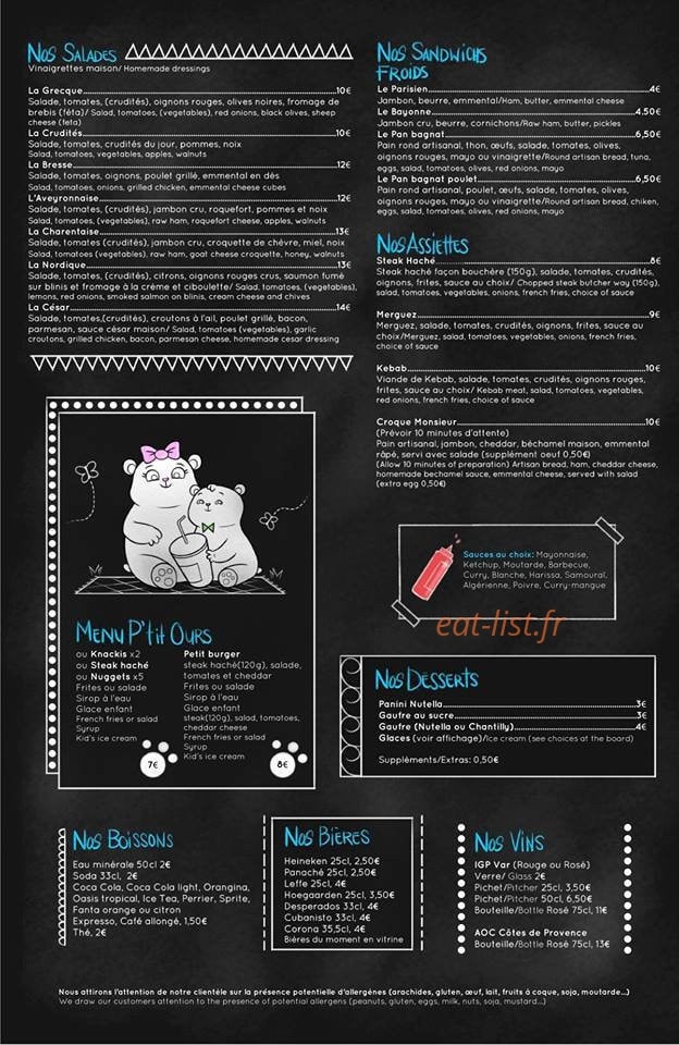 L'Ours Blanc — carte page 2