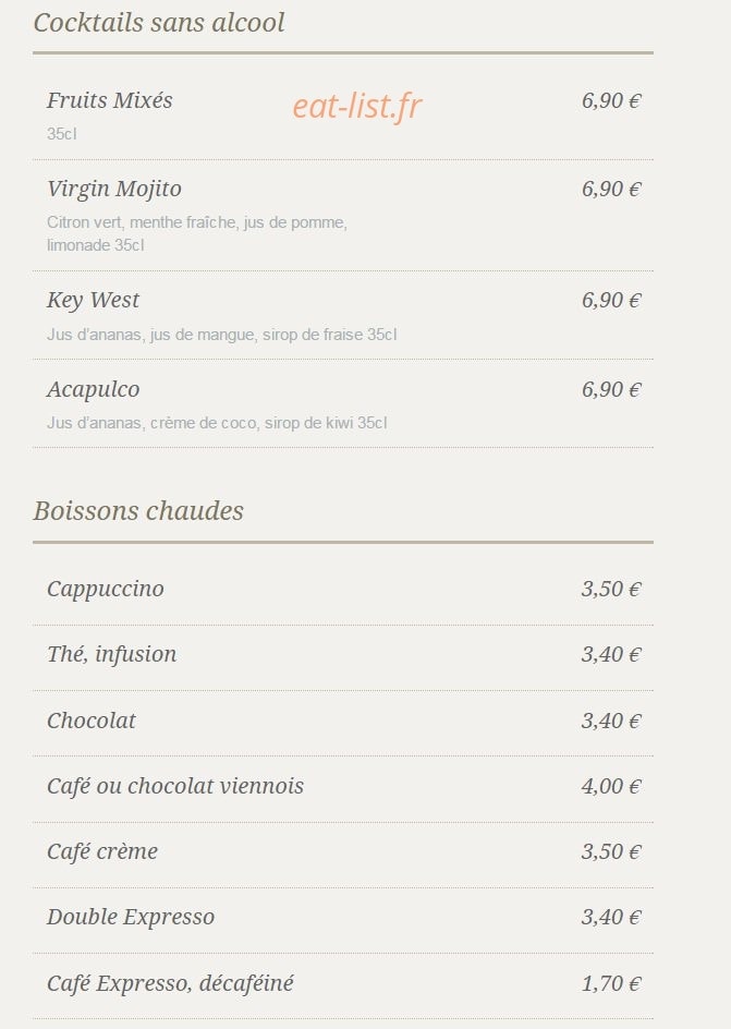 La Voile Plage — carte page 9