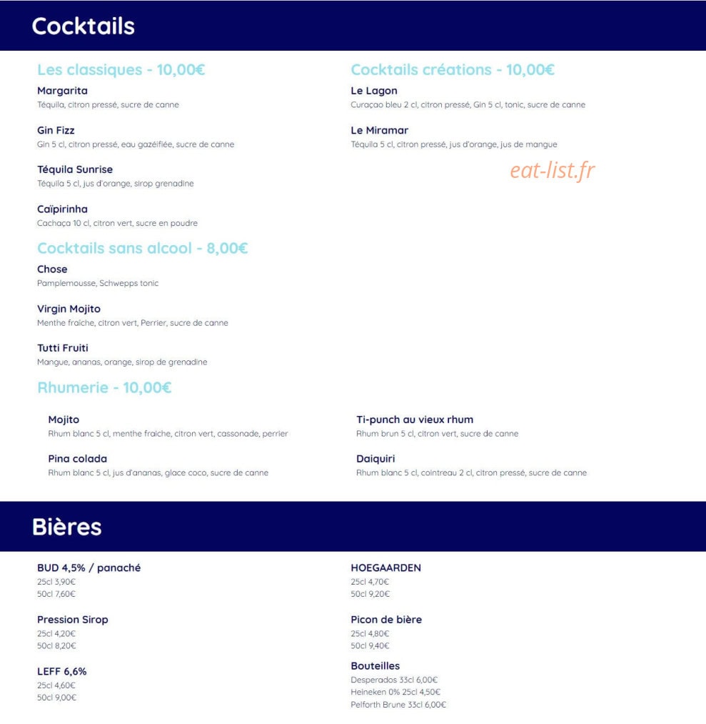 Le Lagon — carte page 4