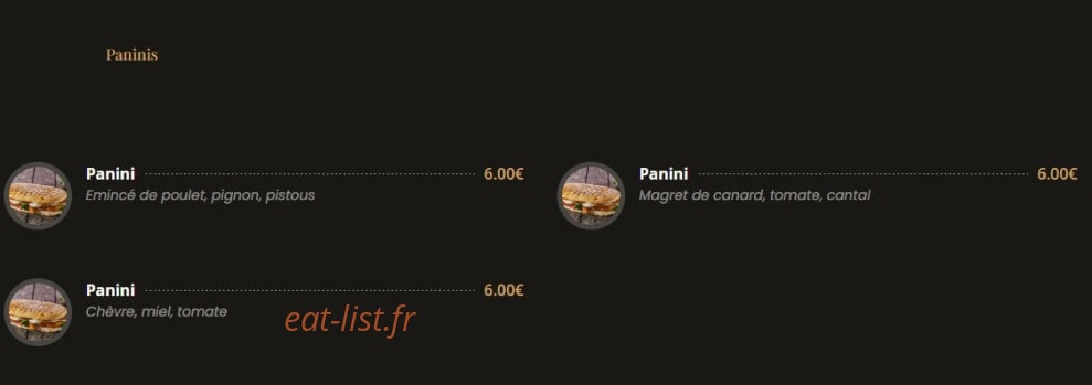 Snack chez Micka — carte page 5
