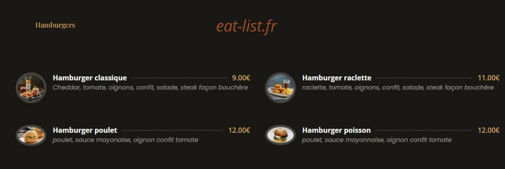 Snack chez Micka — carte page 6