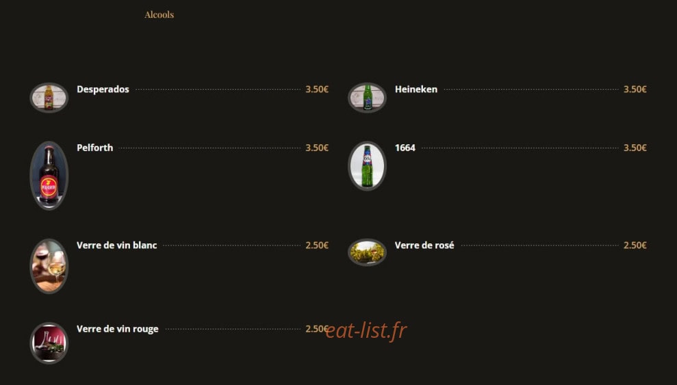 Snack chez Micka — carte page 7