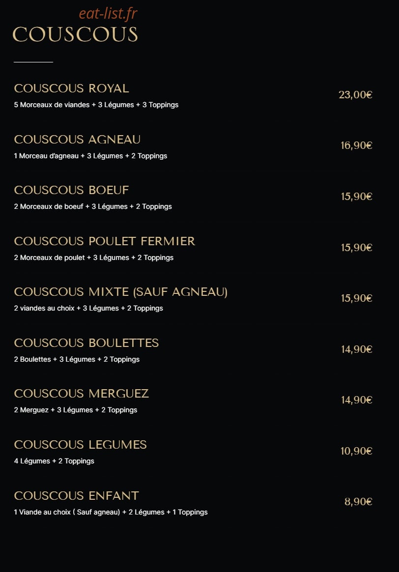 Graine d’Or’ient — carte page 1
